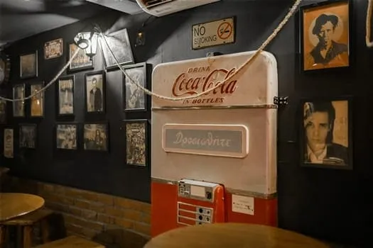 Sober Rock Bar - Coca cola machine Sober Rock Bar - Coca cola machine