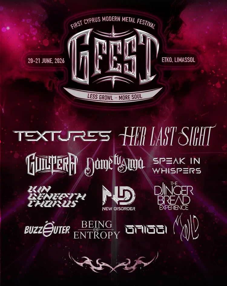 GFEST 2026 - First Cyprus modern metal festival