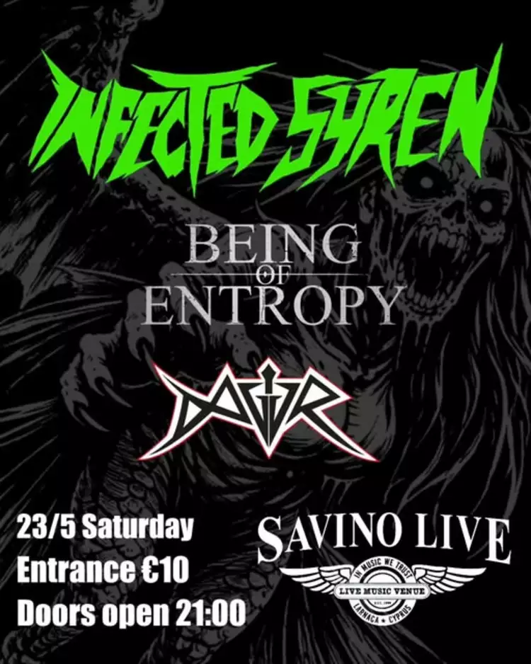 Infected Syren, Being Of Entropy, Daggr