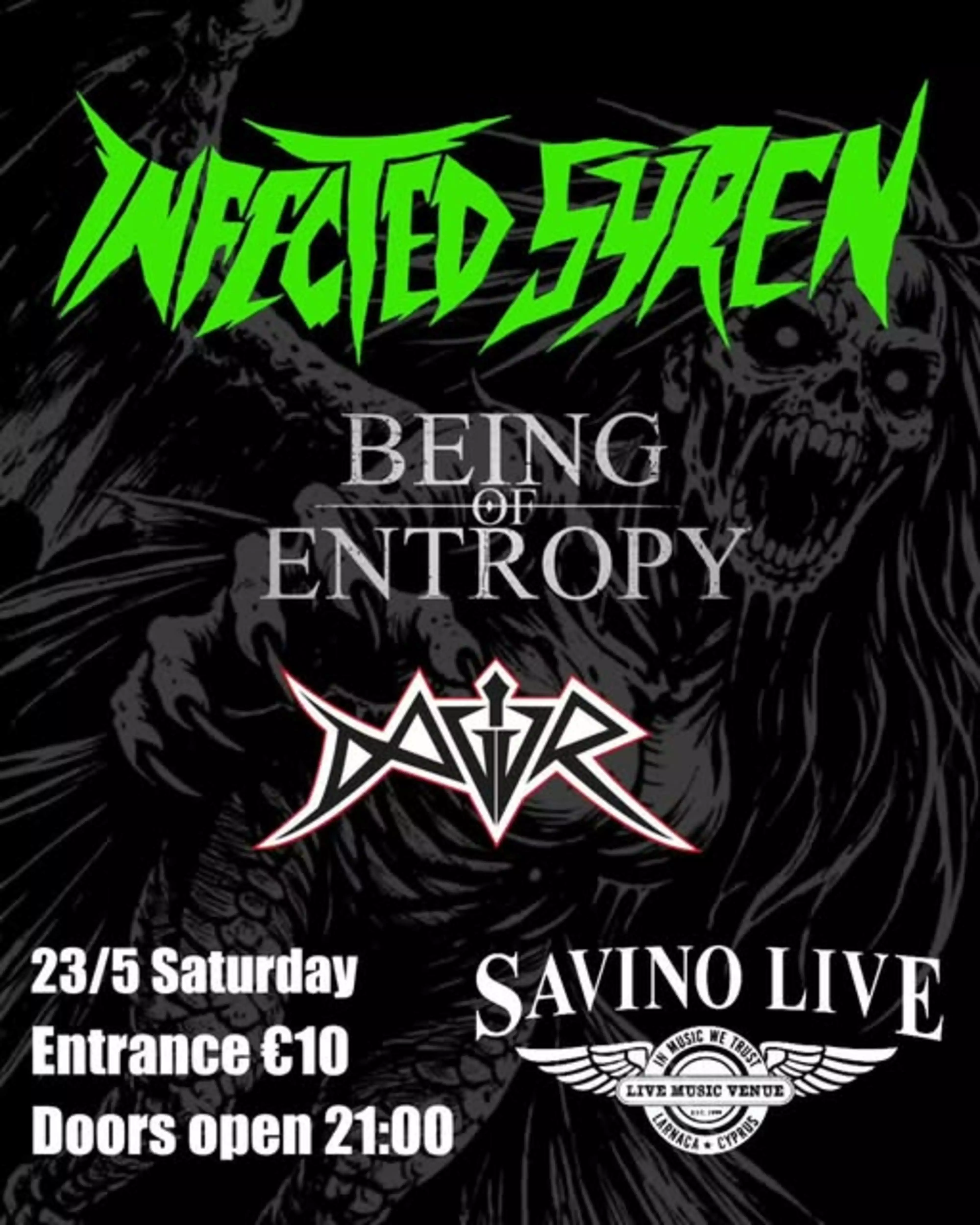 Infected Syren, Being Of Entropy, Daggr