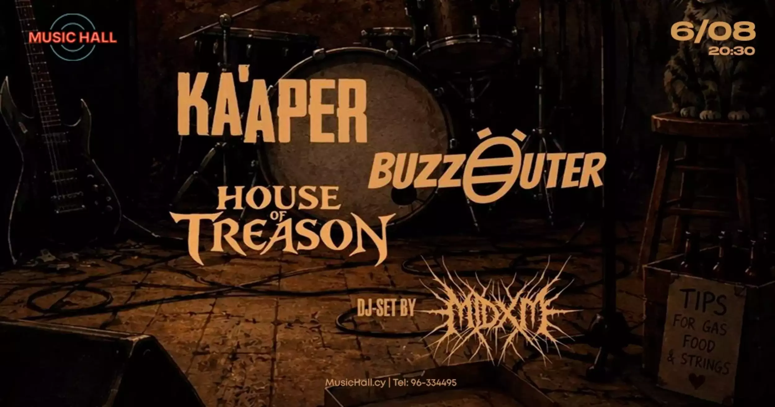Ka'aper, Buzzouter & House Of Treason with DJ MDXM