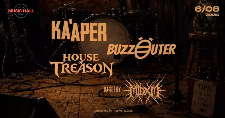Ka'aper, Buzzouter & House Of Treason with DJ MDXM Ka'aper, Buzzouter & House Of Treason with DJ MDXM