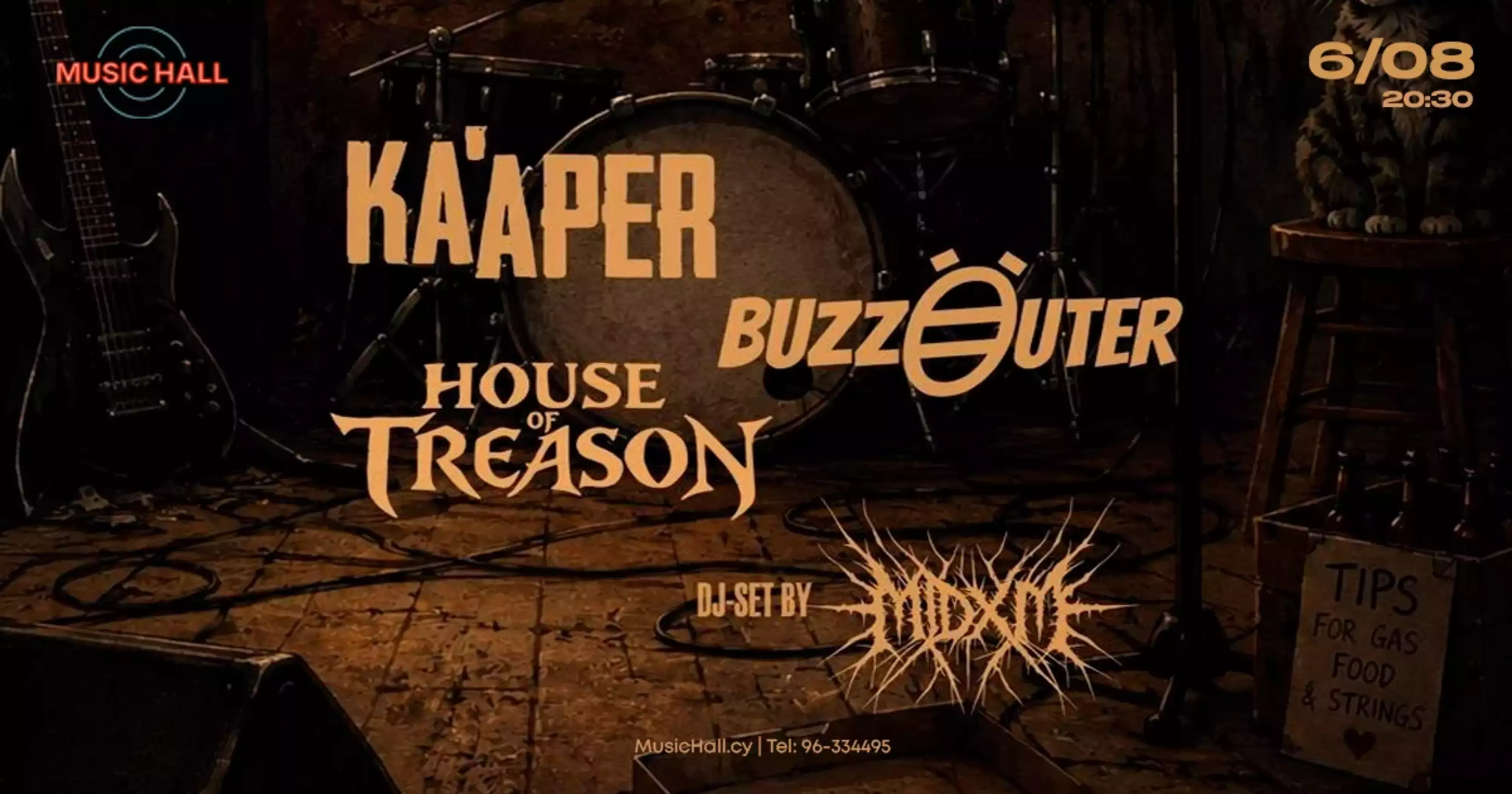 Ka'aper, Buzzouter & House Of Treason with DJ MDXM