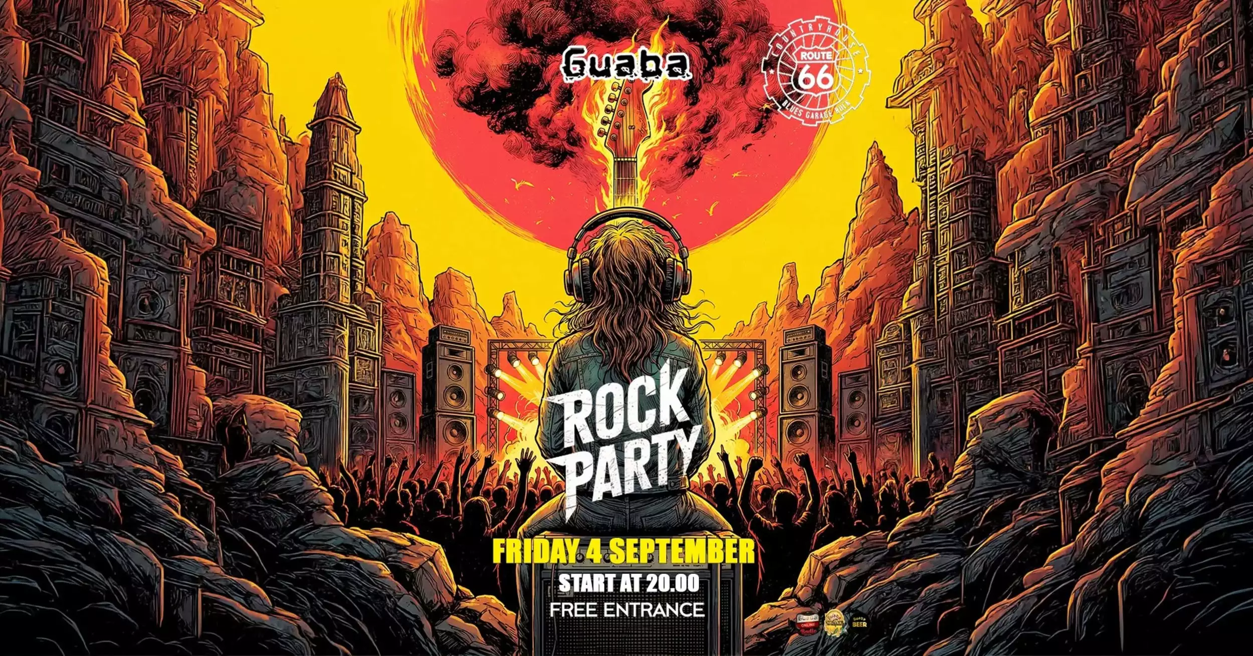 Rock Beach Party by Route 66
