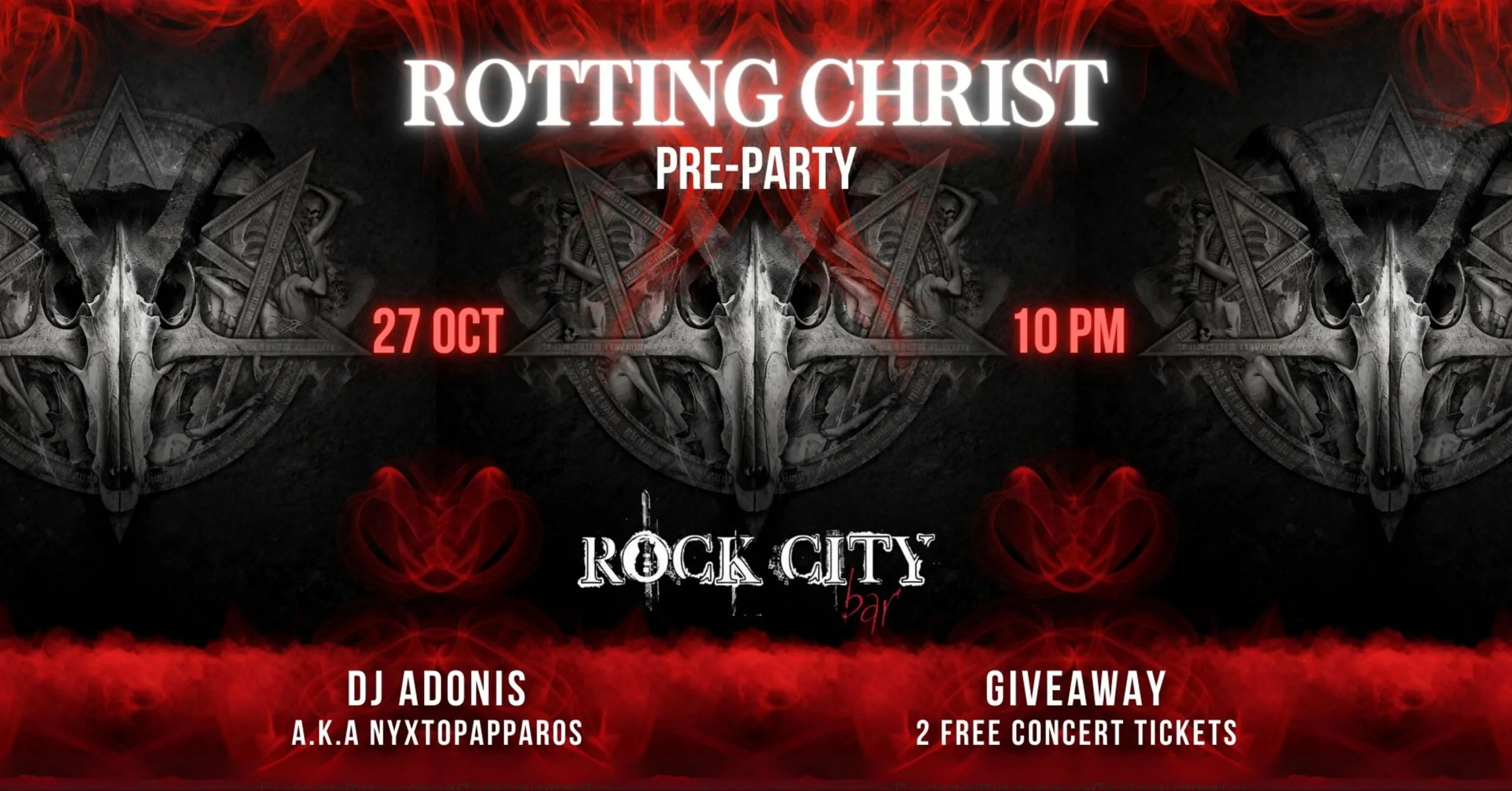 Rotting Christ - Pre-party in Nicosia