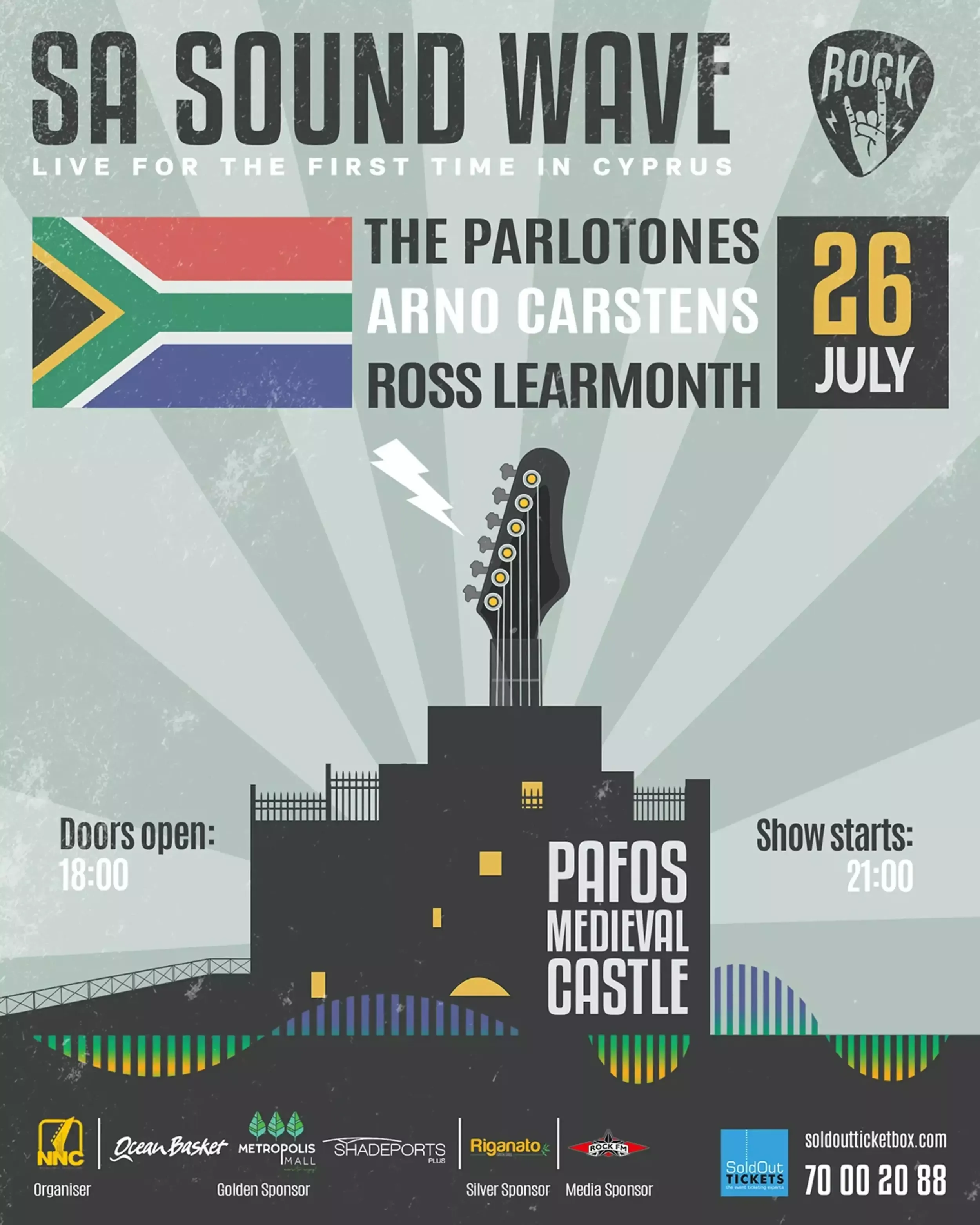 SA Sound Wave with The Parlotones, Arno Carstens & Ross Learmonth