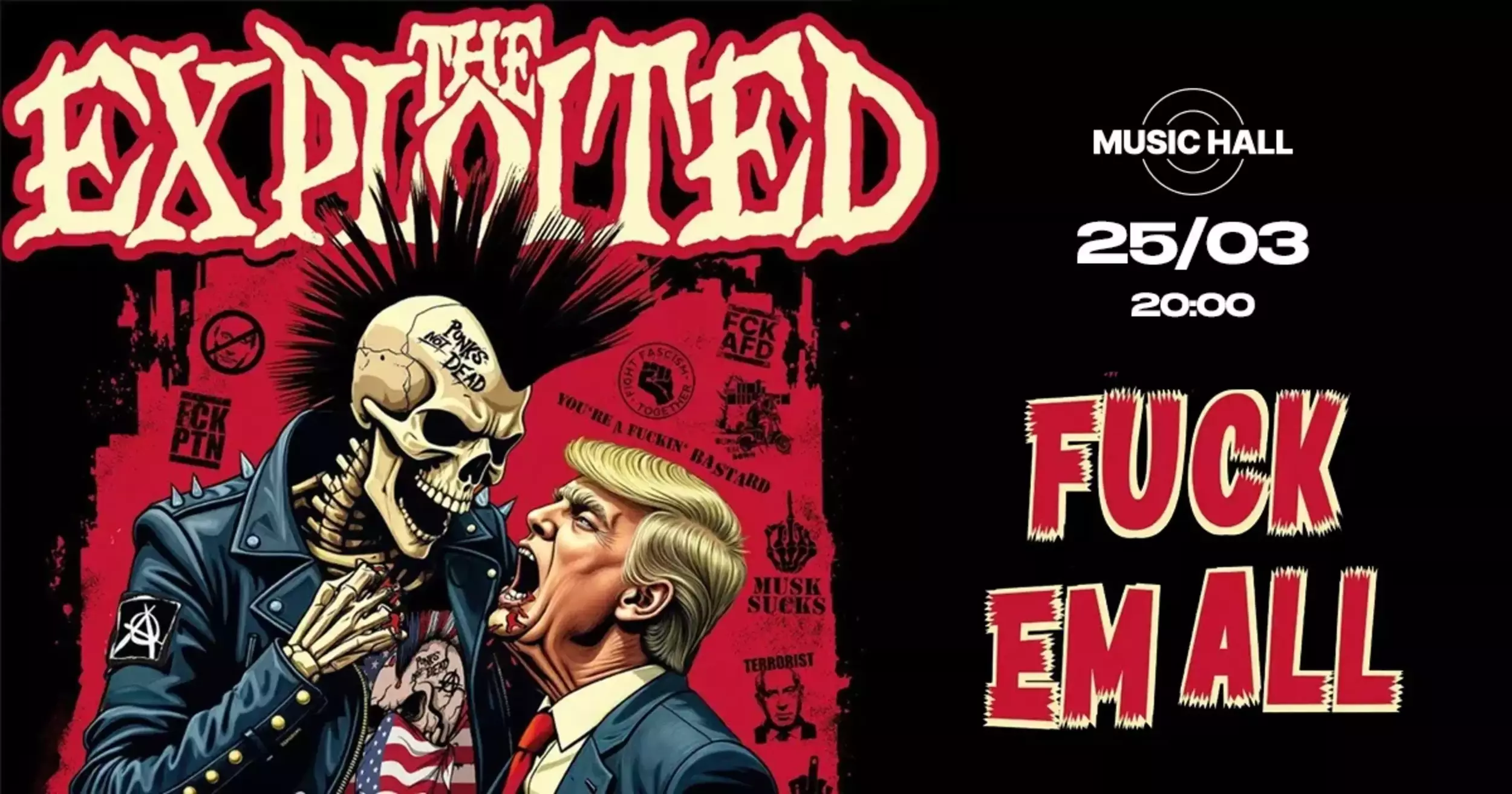 The Exploited with special guests Zivanished