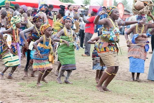 Culture & Heritage - Women dancing at a cultural festival in Ghana