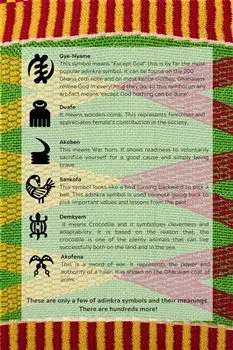 Culture & Heritage - Adinkra symbols meanings kente
