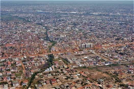Destinations - Accra from the air