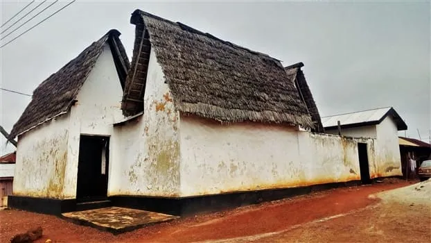 Place to See - Mud‑brick and timber Asante shrine in Ghana