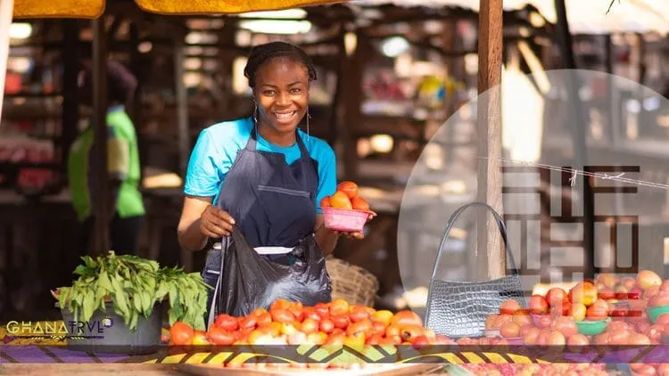 Place to See - A Ghanaian Market