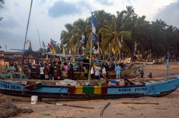Place to See - Fishing boats on the beach