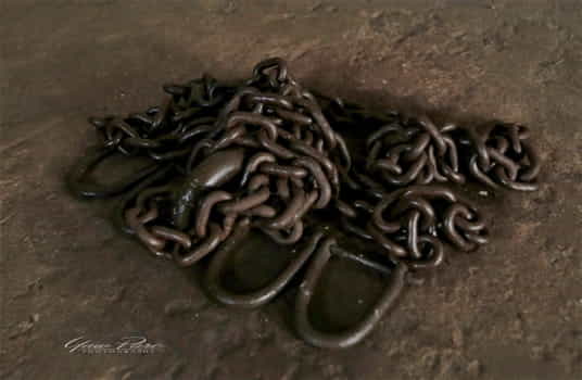 Slave chain and shackles