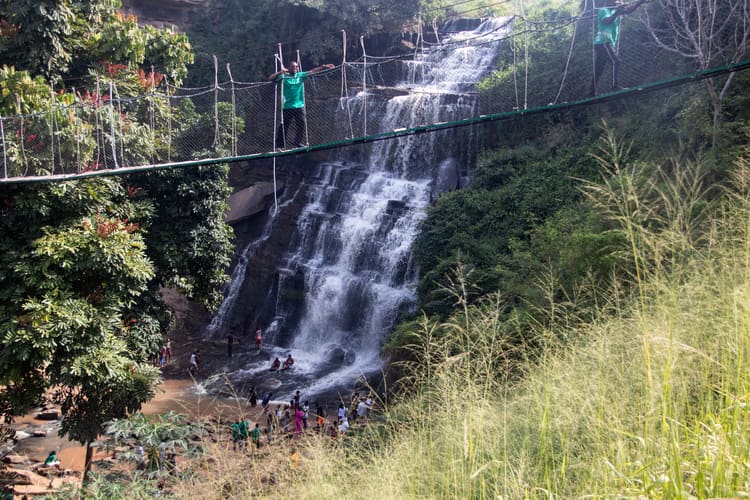 Place to See - The walkway across the falls