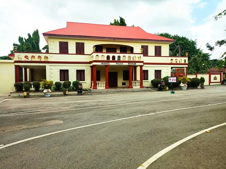Place to See - Manhyia Palace Museum exterior view, showcasing its architectural beauty and historical significance as the residence of Ashanti kings in Kumasi,.