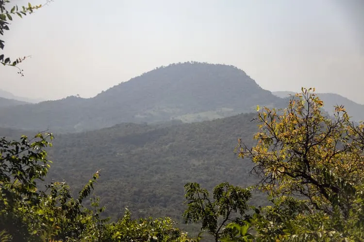 Place to See - Mount Afadjo towering into the air