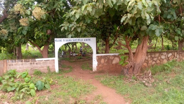 Place to See - This is the entrance to the Salaga Slave Wells and Baths.