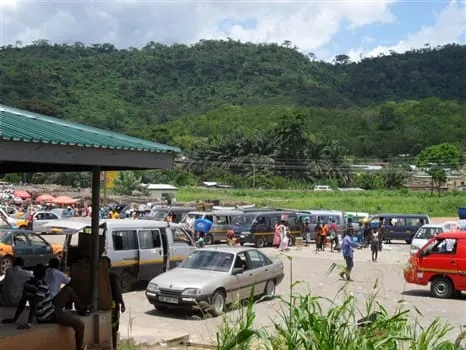 Kpeve Tro Tro station, Ghana