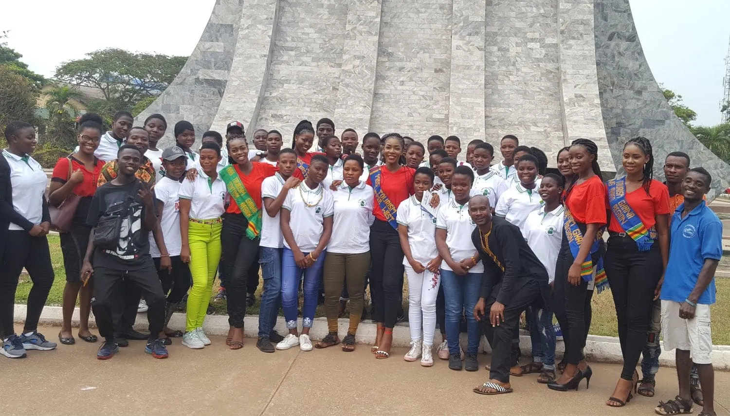 Visiting a Ghana Landmark
