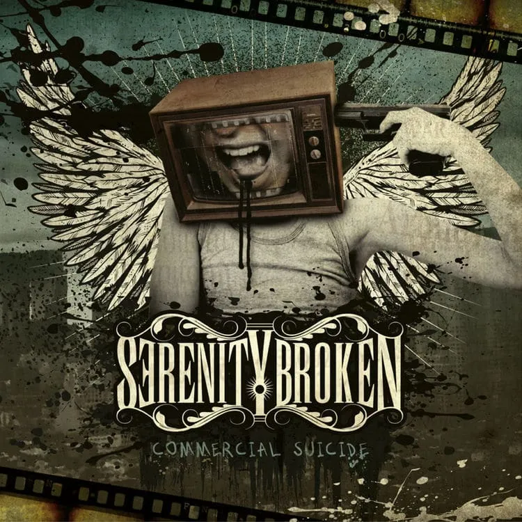 Serenity Broken - Album cover for Commercial Suicide