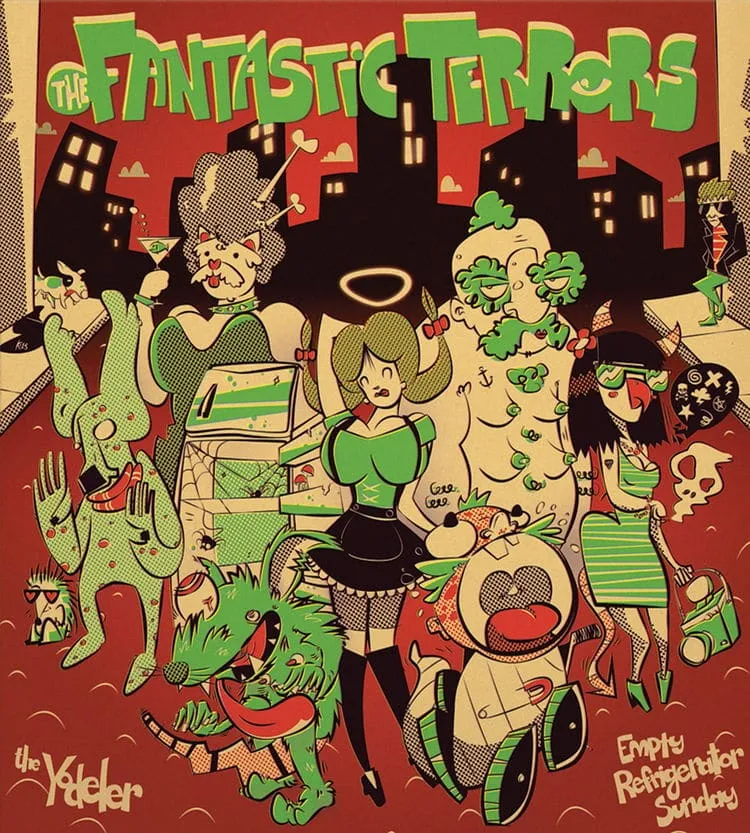 The Fantastic Terrors - Album cover for the Yodeler The Fantastic Terrors - Album cover for the Yodeler